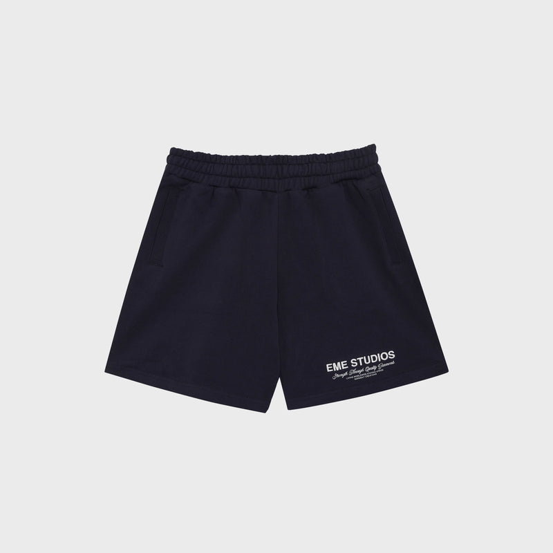 Loungewear Navy Shortpants - Eme Studios