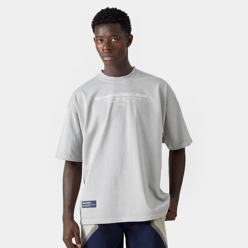Construction Stone Oversized Tee - Eme Studios
