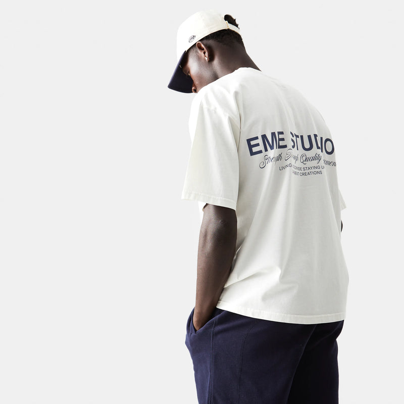 Iconic Cloudy Oversized Tee - Eme Studios