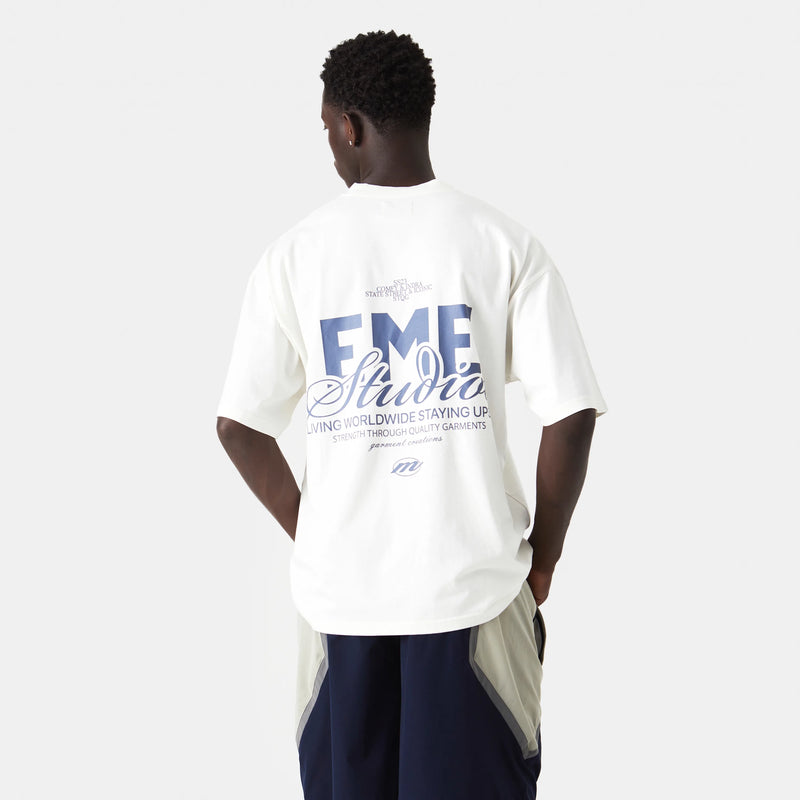 Grateful Off Sand Oversized Tee - Eme Studios