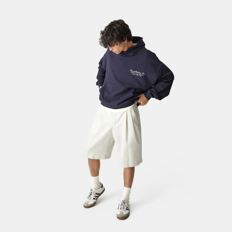 Awakening Navy Oversized Hoodie - Eme Studios